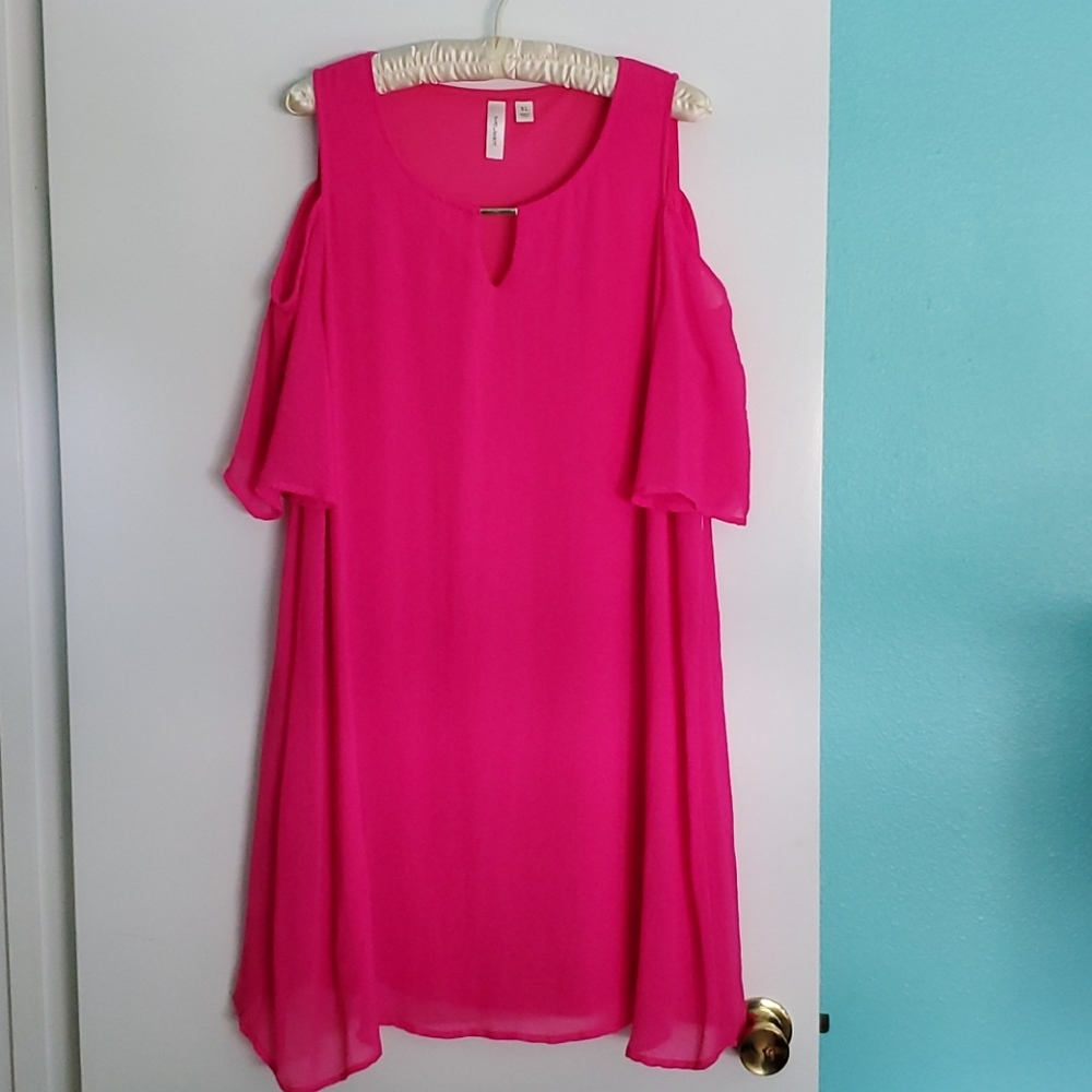 Lightweight pink summer dress